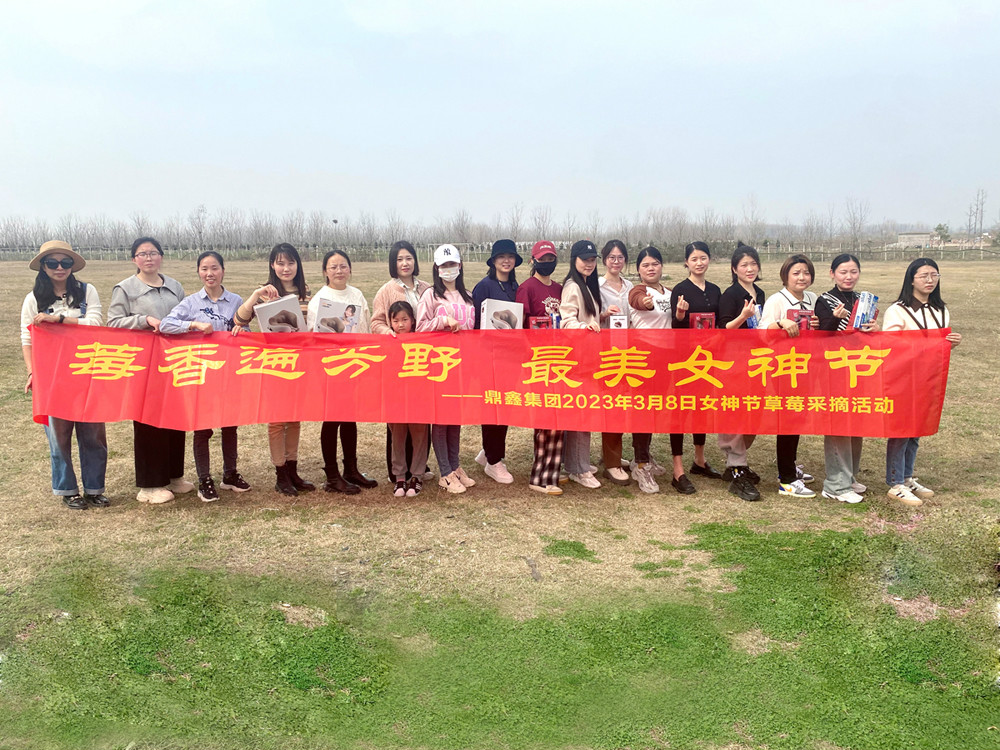 莓香遍芳野  最美女神節(jié)——鼎鑫集團(tuán)3.8女神節(jié)草莓采摘活動報道
